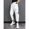Beijianglang 2026 Nueva Marca de Moda Primavera y Verano Jeans para Hombre Estilo Coreano Ajuste Delgado Pantalones Cortos
