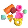 Molde de silicona para decorar rollos de gitano, 3 piezas, con tiras de crema de fresa, para hacer tú mismo chocolate, mousse y pasteles.