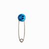 Fábrica por atacado candy color multi-purpose bebê aço inoxidável coque de segurança pino smiley rosto pino