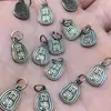 Accesorios de Cuentas Budistas de Xizang Amarillo Mantra de Seis Caracteres Nube Propicia Cuentas Espaciadoras Cuentas de Rueda Colgante Cuentas Sueltas DIY