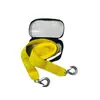 Cuerda de remolque de doble gancho transfronteriza de polipropileno y nailon amarillo de 5 m, cuerda de arrastre para coche, correa de remolque de rescate