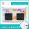 Fábrica de Qingdao 0,12 cabelo redondo cílios individuais para extensão plantio cílios postiços cílios adequados para iniciantes