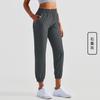 Calças Fitness Slim de Cintura Alta com Proteção Solar Nova da Tongji para Mulheres, Calças Esportivas Casuais Soltas de Secagem Rápida, Calças Esportivas com Cordão e Leggings