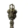 Tíbet Nepal Maza Vajra de Tres Caras Puba Maza Vajra Vajra Pong Maza Baja Demonios Decoración Feng Shui Colgante