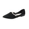 Estilo Brisa Noturna Sapatos Femininos Planos Estilo Coreano Bico Fino Mary Jane 2026 Primavera e Outono Novos Sapatos de Salto Único Estilo Francês Inspirados em Chanel