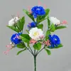 Simulação 7 Cabeças Equinácea Novo Jardim de Primavera Decorativo Plástico Lótus de Neve Flor de Seda Flor Ornamental Suprimentos Fábrica Atacado