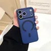 Funda Magnética Mate Ultra Delgada Adecuada para Teléfono Móvil Apple 17Pro con Agujeros Finos Funda Protectora Anticaídas Iphone16/15 14