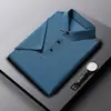Camisa Polo de Manga Corta para Hombre de Poliamida Hielo Sin Costuras 21 Colores Camisa Polo de Alta Gama para Hombre Camisa Polo de Manga Corta para Hombre