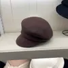Chapéu de Equitação de Lã Australiana Feve Feminino Chapéu de Feltro Quente Outono e Inverno Top Hat com Pregas Laterais Chapéu de Jovem Notícias Versátil Moda