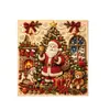 DOWMOO Navidad Pintura de Perlas Arte DIY Set Navidad Vacaciones DIY Decoración del Hogar Colgante Adorno