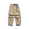 Pantalones de Paracaídas Estilo Americano Undrest para Hombre, Marca Trendy de Verano, Pantalones Casuales de Pierna Recta, 100% Algodón, Pantalones Cargo con Bolsillos Grandes Ck36