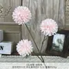 Crisântemo de 3 Cabeças Artificial Falso Buquê Flores de Casamento Flores Artificiais de Seda de Alta Qualidade Enfeites Prontos Decoração de Sala de Estar Atacado