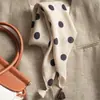 Bufanda Cuadrada de Lino y Algodón 70% Hecha a Mano con Cuadros de Café Bufanda de Seda para Mujer Estilo Coreano Protector de Cuello Bufanda Pequeña Pañuelo Fino para la Cabeza Bufanda de Terciopelo