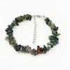 Pulsera de Grava de Ágata de Cristal Natural Pulsera Irregular de Piedra Semipreciosa Amatista Rosa Estudiante Novia Regalo