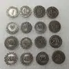 Artesanías antiguas griegas estilo 16 cobre plateado plata dólar de plata antiguo redondo plata al por mayor