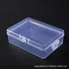 Caja de Plástico Rectangular de PP Transparente Caja de Almacenamiento para Joyería Tornillos Componentes Digitales Caja de Empaque para Tarjetas Caja de Exhibición de Muestras