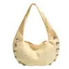 Bolso tipo dumpling ins con estrellas estilo coreano para mujer, gran capacidad, versátil para el uso diario, bolso de axila, bolso de hombro tipo tote para mujer
