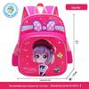 Uime cartoon bonito jardim de infância meninos e meninas 3 anos de idade PU ombreiras para reduzir o ponto de carga LOGOTIPO saco de escola infantil bolsa de ombro