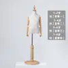 Soporte de Exhibición de Medio Cuerpo para Maniquíes Infantiles para Tienda de Ropa Infantil, Soporte de Maniquí de Cuerpo Entero para Niños y Niñas
