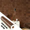 Papel de Parede Estilo Étnico Personalizado Adesivos de Parede à Prova d'Água Adesivos para Reforma de Móveis Papel de Parede para Decoração de Parede com Fundo de Madeira
