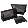 Bolsa de almacenamiento de cosméticos de malla de nailon, portátil, de gran capacidad, para viajes, bolsa de lavado, gran oferta transfronteriza