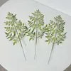 Rama Artificial Única y Multirrama de Nandina, Planta Verde Falsa para Decoración de Sala de Estar y Centro Comercial, Paisajismo, Adorno de Pie y Accesorio para Fotografía
