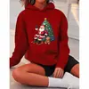 Moletom com Padrão do Papai Noel Sudadera de Natal Feminina Transfronteiriça Temu Wish Amazon