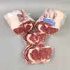Bife Olho de Boi Angus Azul Australiano Corte Original Bife 1265 Fábrica de Carne Comida Ocidental Atacado Comercial Carne de Flocos