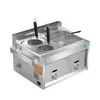 Sartén Comercial de Alta Potencia, Freidora de Gas Multifuncional para Vendedores Ambulantes, Adecuada para Freír Pollo, Huesos de Pollo, Papas Fritas, Tiras de Pollo y Brochetas a la Parrilla de Gas