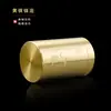 Tetera tetera de cobre tetera portátil juego de té de viaje latón tamaño pequeño exquisita portátil frasco sellado oficina tetera de alta gama