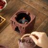 Estufa de alcohol de gres rojo ocre Estufa pequeña china Dunhuang estufa estufa estufa de té al aire libre portátil cocina de té