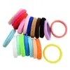Accesorios para el cabello infantiles de AliExpress color caramelo anillo para el cabello de nailon para niños accesorios regalo pequeño tocado anillo para el cabello 816