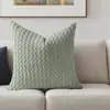 Nueva Funda de Cojín de Pana con Cuerda 3D Transfronteriza para Respaldo para Uso en el Hogar en Sala de Estar, Dormitorio y Cojín de Cabecera, Sin Relleno
