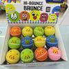 Mini Baloncesto de Goma 6cm Juguetes Hueco Sin Inflar Venta al por Mayor Equipo de Entrenamiento Pelota para Niños Soporte para Pelota Marco para Pelota Pelota Educativa
