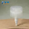 Bomba Plástica Pp para Removedor de Esmalte Atacado 24/28 Dentes, Cabeça de Bomba Transparente para Removedor de Esmalte com Tampa Flip