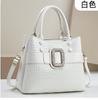 2024 Nuevo Estilo Piel Brillante Empalmada Transfronteriza Gran Capacidad Textura Patrón de Lagarto Bolso de Mujer de Alta Calidad Bolso Grande Bolso de Hombro Cruzado