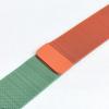 Adequado para pulseira Apple iwatch cintura pequena milanesa aço inoxidável cor contrastante gradiente pulseira magnética cinta de aço fina