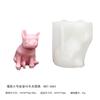 Molde de silicona para velas de aromaterapia con forma de cachorro de bichón Sherina, molde de yeso para hacer tú mismo.