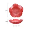 Nuevo Bol de Fruta de Lujo Ligero para Uso Doméstico Transparente Bol de Fruta Seca Exquisito Festivo Exhibidor de Dulces Sala de Estar Almacenamiento de Joyas y Llaves