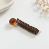 Goma de Pelo Burbuja Redonda Simple con Perla para Mujer 2026 Nuevo Anillo para el Cabello de Alambre Telefónico Trenzado de Alta Gama con un Sentido de Sofisticación Accesorio para el Cabello