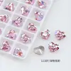Dongzhou Cristal 10*8.8 Coração Geométrico Forma DIY Artesanal para Unhas Strass Diamante de Imitação 4815 Decorações para Unhas