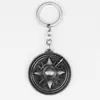 Periféricos de Anime Transfronterizos Juego de Tronos 9 Insignias de las Casas Principales Metal Llavero de Coche Colgante Accesorios Dropshipping