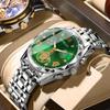 Auténtico Nuevo Reloj para Hombre Moderno Resistente al Agua Multifuncional Casual Moda Moderno Luminoso Reloj de Cuarzo para Hombre