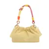 Bolsa balde portátil popular literária e fresh deste ano para mulheres, Novo Estilo Outono 2026, bolsa simples de ombro único, bolsa transversal para o dia a dia