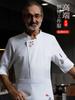 Macacão de chef de alta qualidade com duas linhas, outono e inverno, manga comprida, para assar bolos, loja de comida ocidental, restaurante, cozinha, hotel, roupas masculinas
