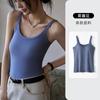 Camisola de mujer nueva de verano para exterior e interior, cubre el pecho, sin mangas, blanca, anti-exposición, top básico