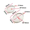 Accesorios para joyería de aleación DIY 40*30mm diámetro interior gema del tiempo colgante de fondo ovalado colgante C01