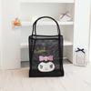 Bolsa de playa impermeable de dibujos animados para natación, fitness, gran capacidad, bolsa de almacenamiento, bolso de mano casual de moda, portátil, de malla, transparente