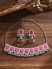 Moda Transfronteriza Europea y Americana Estilo Retro Indio Collar con Pintura al Óleo para Mujer Juego de Joyería con Pendientes de Carrillón de Viento Estilo Pintura al Óleo Gama Alta