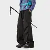 Pantalones de Trabajo Rectos Estilo Americano para Hombre, Nueva Tendencia Primavera 2026 Marca, Corte Holgado, Estilo Deportivo Casual para Exteriores, Senderismo y Montañismo